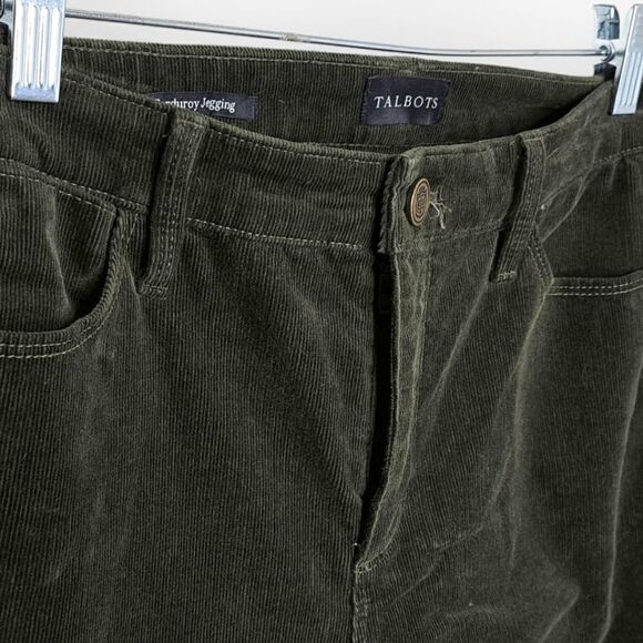 Talbots Corduroy Jegging in Deep Moss Green size 4 - Picture 5 of 8